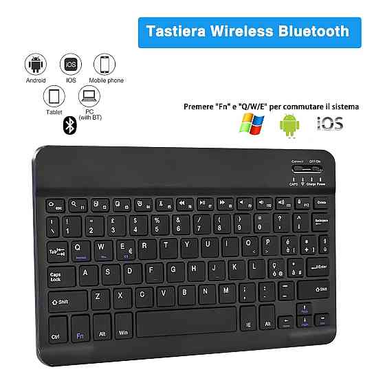 Клавиатурный чехол для Lenovo Tab M10 Plus (3rd Gen) Черный Bluetooth QWERTY съемная клавиатура 10.6