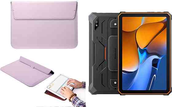 Чехол-конверт VitoCase для Blackview Active 8, 8 Pro, с функцией подставки для планшета Фиолетовый Киев