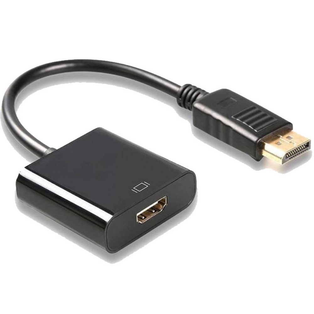 Перехідник DisplayPort на HDMI 4K (23,5см),Чорний SBR Київ - фото 1