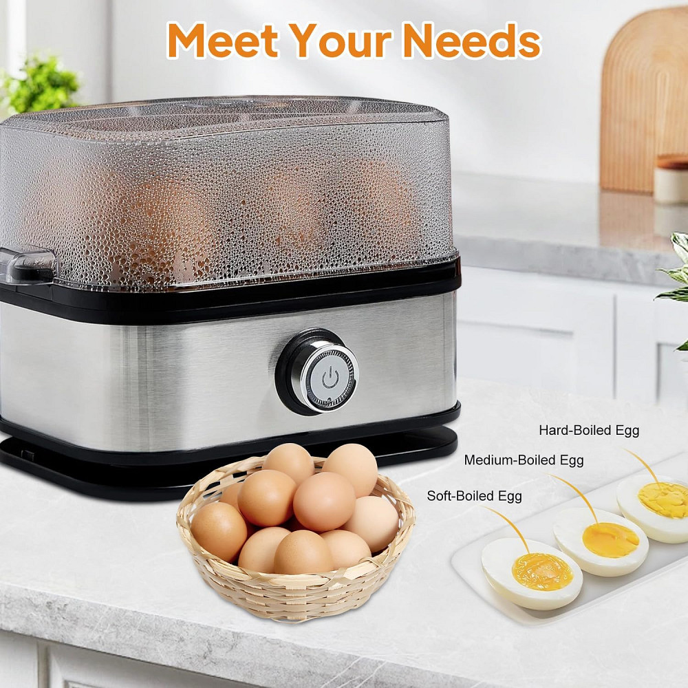 Яйцеварка электрическая для приготовления в разной степени 6 яиц Вінниця - фото 5