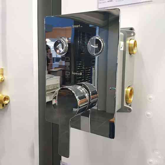 Термостат для ванни прихованого монтажу Imprese SMART CLICK на 2 споживача хром Київ