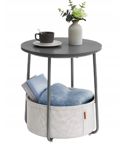 Журнальний столик Leobert Sharp з кошиком сірий Киев - изображение 6