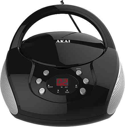 CD-програвач Akai CD108BT з AUX-входом, радіо AM,FM, живлення від батарейок та мережі, Bluetooth, CD Київ
