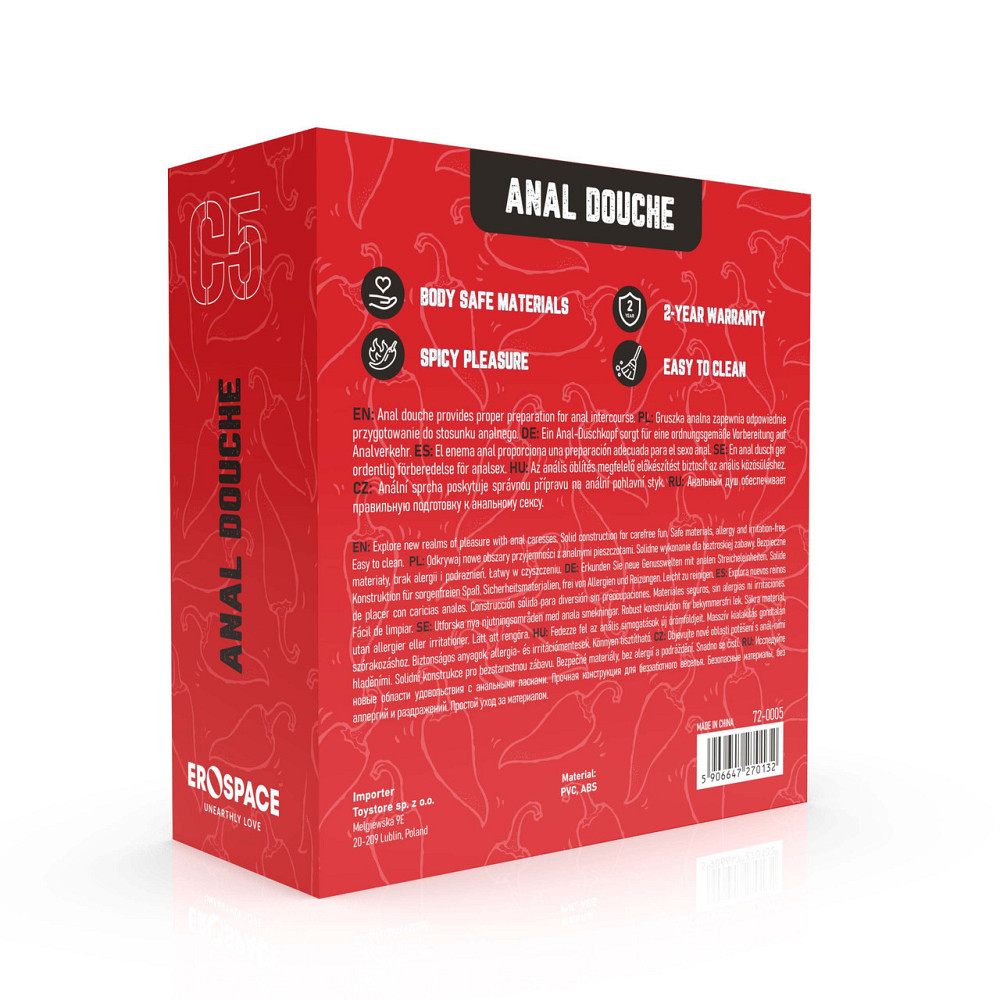 Анальний душ - Erospace Wild Play Anal Douche C5 Sex Aura Київ - фото 9