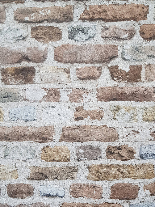 Обои виниловые на флизелине AS creation The Bos 0.53х10 под кирпич бежевые коричневые серые Киев - изображение 5