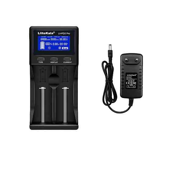 Зарядний пристрій 18650 26800 LiFePO4 Li-ion NiMH/NiCd швидка зарядка LiitoKala Lii-PD2 Pro Київ