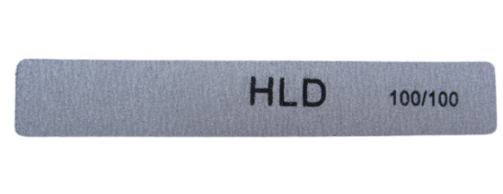 Пилочка минеральная H L D (100*100) прямоугольная широкая серая Киев