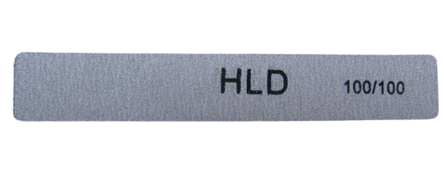 Пилочка минеральная H L D (100*100) прямоугольная широкая серая Киев - изображение 1