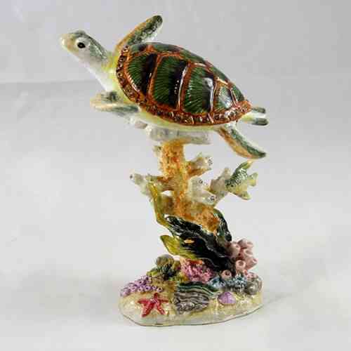 Скринька з металу зі стразами Черепаха Київ