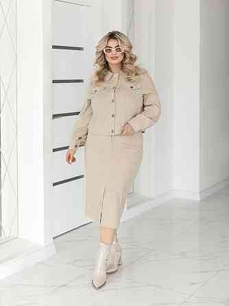 Жіночий костюм з мікровельвету Favorit Київ