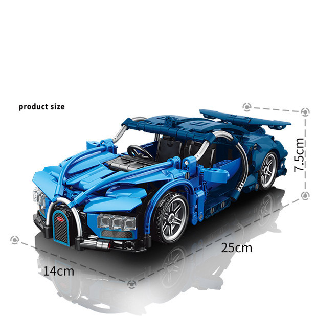 Конструктор Lele Brother Bugatti Chiron, 473 деталей совместимый с lego лего Киев - изображение 1