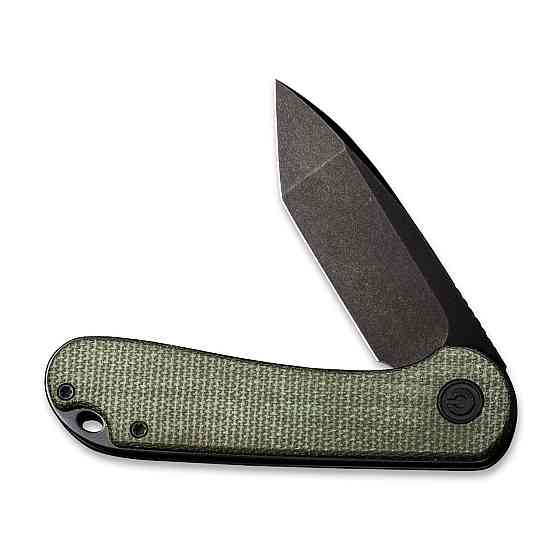 Нож складной карманный Civvi Elementum, (7.5 см) D2 / Micarta зеленый Киев