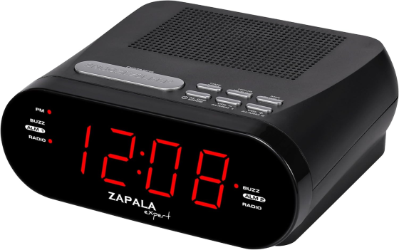Радіобудильник цифровий FM з LED-дисплеєм, 2 будильники, USB-порт для заряджання, повтор сигналу, регулювання гучності Київ