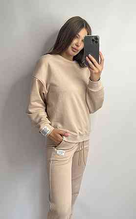 Костюм спортивний жіночий трикотажний Бежевий XS-S Харків