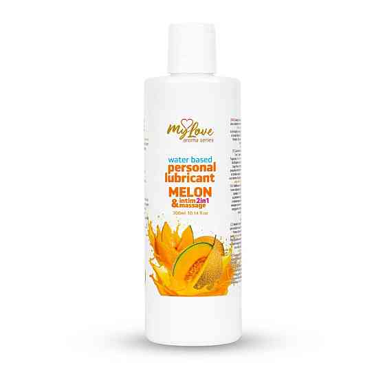 2в1 лубрикант та масажний гель - MyLove Aroma Series Intim&Massage Melon, 300 мл Sex Aura Київ