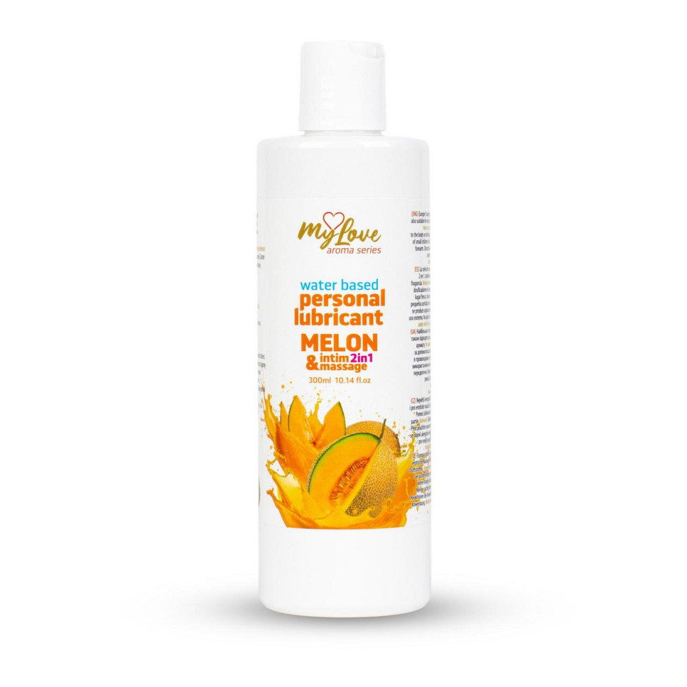 2в1 лубрикант та масажний гель - MyLove Aroma Series Intim&Massage Melon, 300 мл Sex Aura Київ - фото 1
