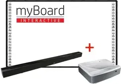Интерактивная доска Myboard Zestaw Interaktywny Black Panorama 90 Ultra Optoma W340Ust 4000 Ansi Киев