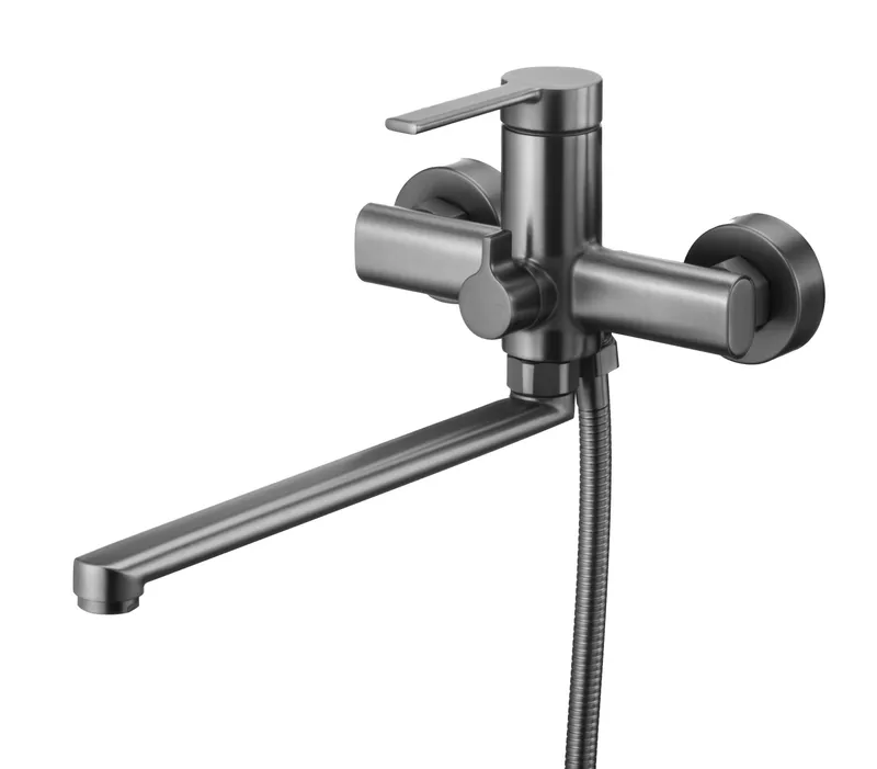 Змішувач для ванни Mixxus Lord 006 Euro Graphite (Колір графіт) (MI7142) Київ - фото 1