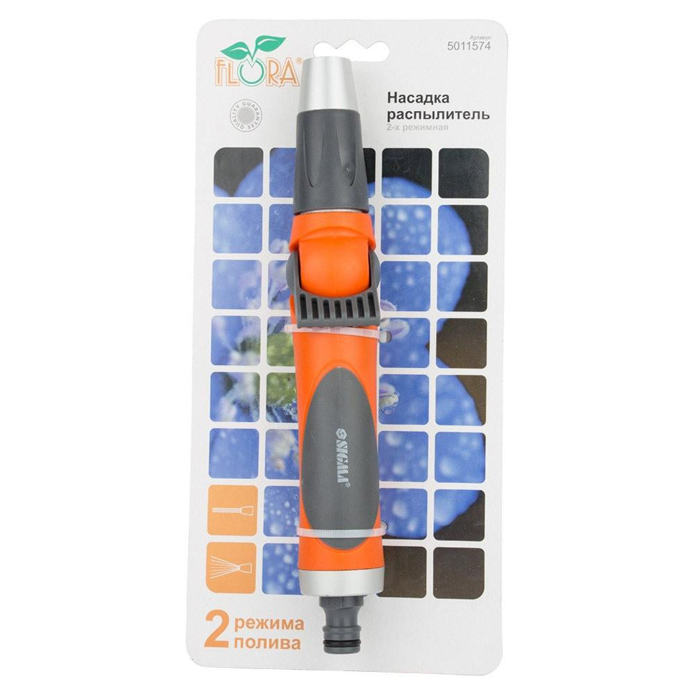 Насадка-розпилювач 2-режимний (AL+TPR) FLORA (5011574) Київ - фото 6