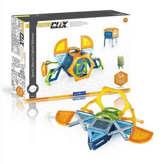Магнітний конструктор Guidecraft PowerClix Explorer Series Космос, 54 деталі (G9470) Харків
