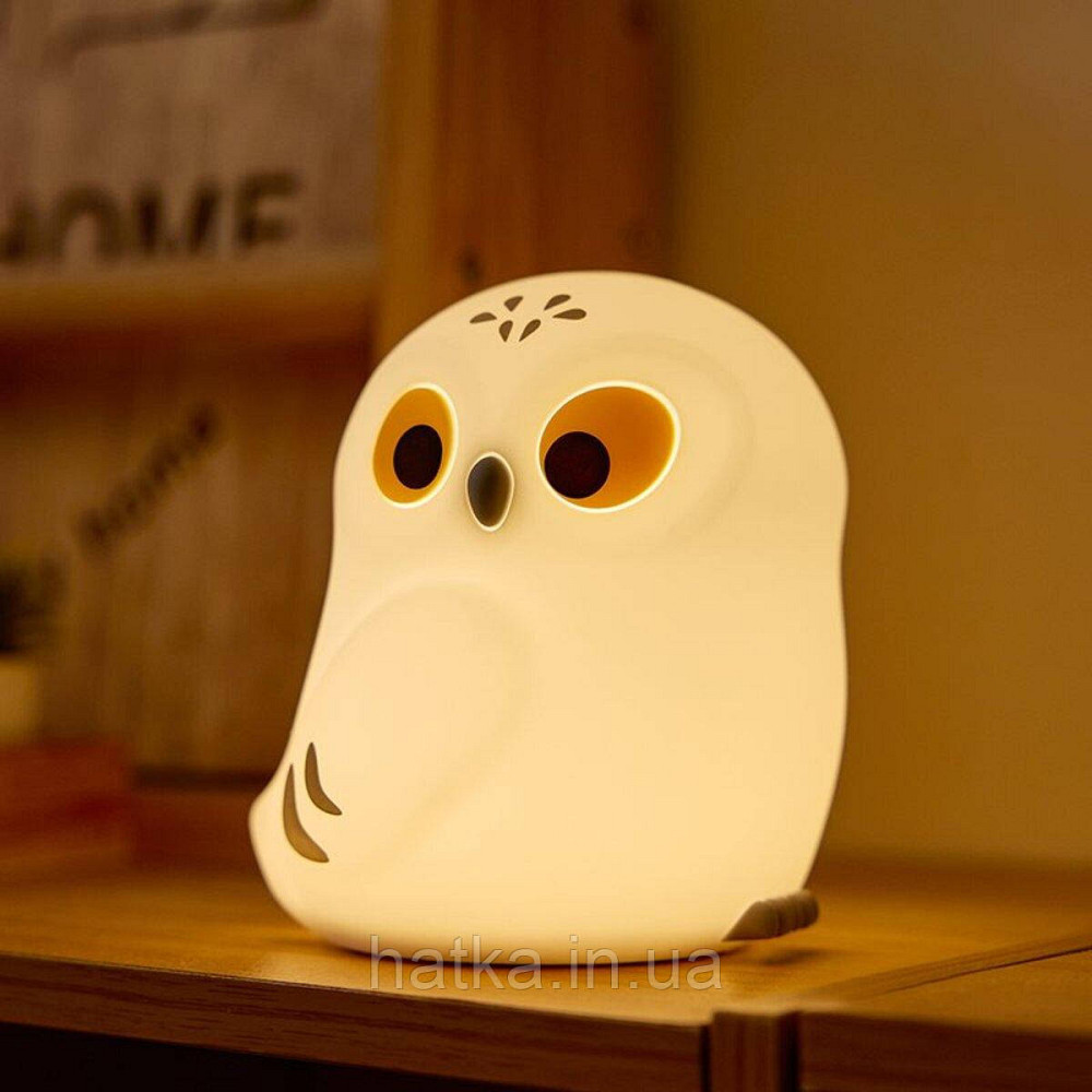 A052 силіконовий сенсорний нічник-іграшка "Сова" Київ - фото 3