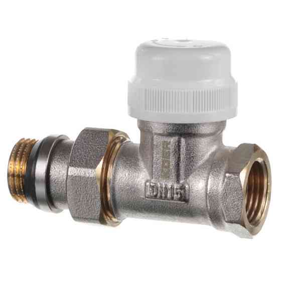 Кран термост.с попередн.налаштуван.,прямий,з систем.