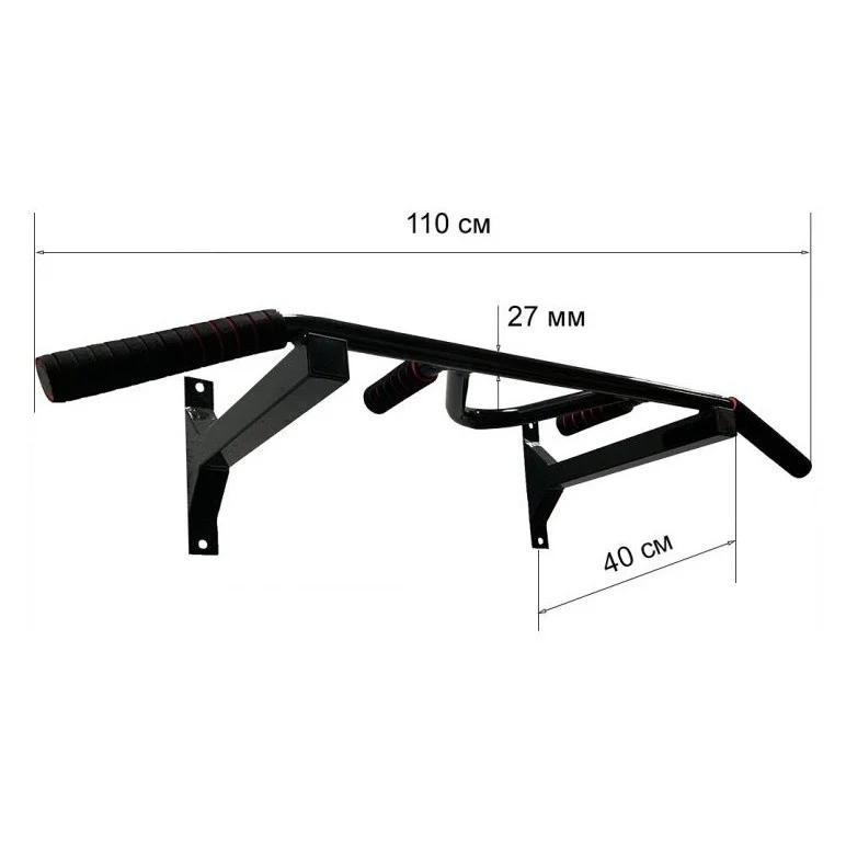 Турнік настінний Wide Pro 2 чорний NE-TR-17B Вінниця - фото 2