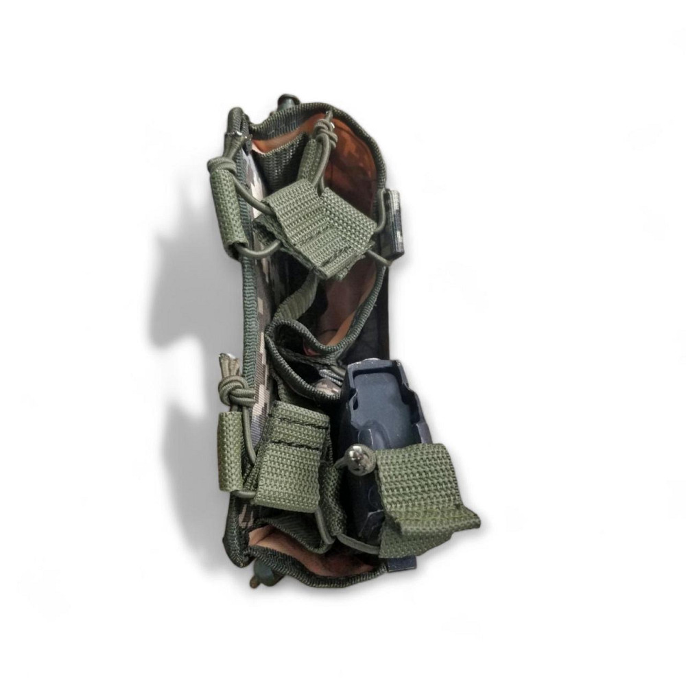 Підсумок відкритого типу на 4 магазини ріжка автомата АК розвантаження тактичне з системою Моллі Одеса - фото 6