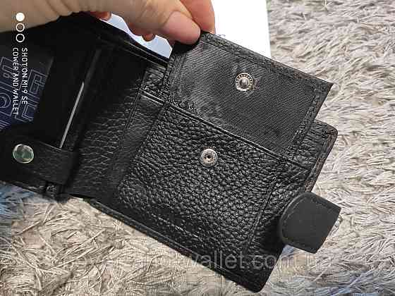 Чоловічий шкіряний гаманець портмоне для автодокументів ST Leather Київ