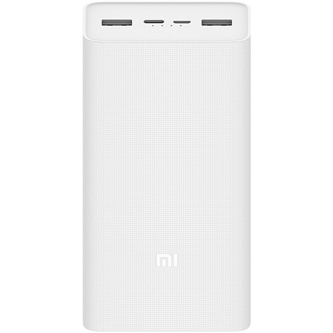 УМБ Xiaomi Mi Redmi Power Bank 30000 mAh micro-USB Type-C быстрая зарядка белый Киев - изображение 2