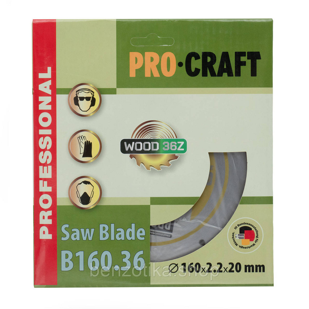 Пиляльний диск Procraft B160.36 36T (по дереву) Київ - фото 1