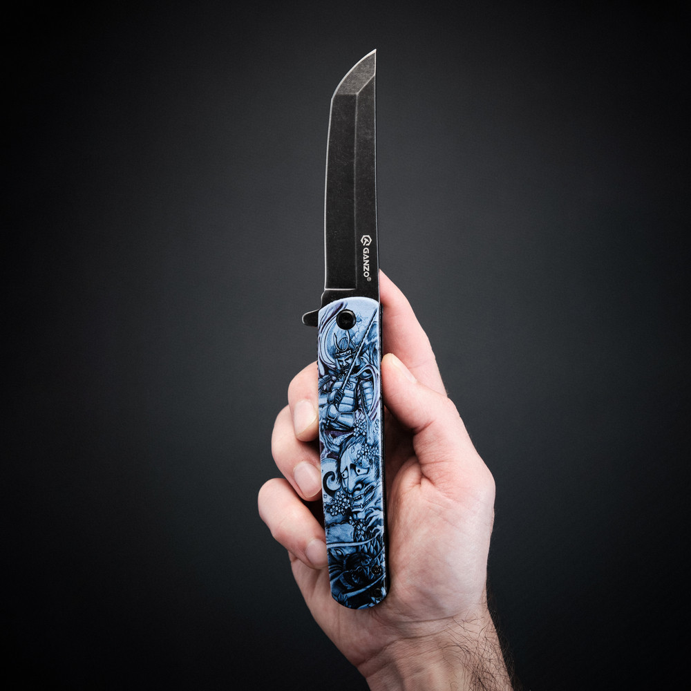 Нож складной Ganzo G626-GS серый самурай Киев - изображение 5