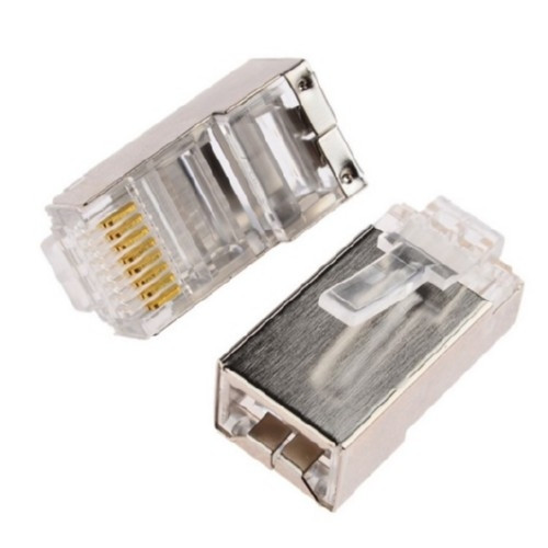 Конектор 100шт RJ45 8P8C Cat5e Cat6 екранований Вінниця - фото 1