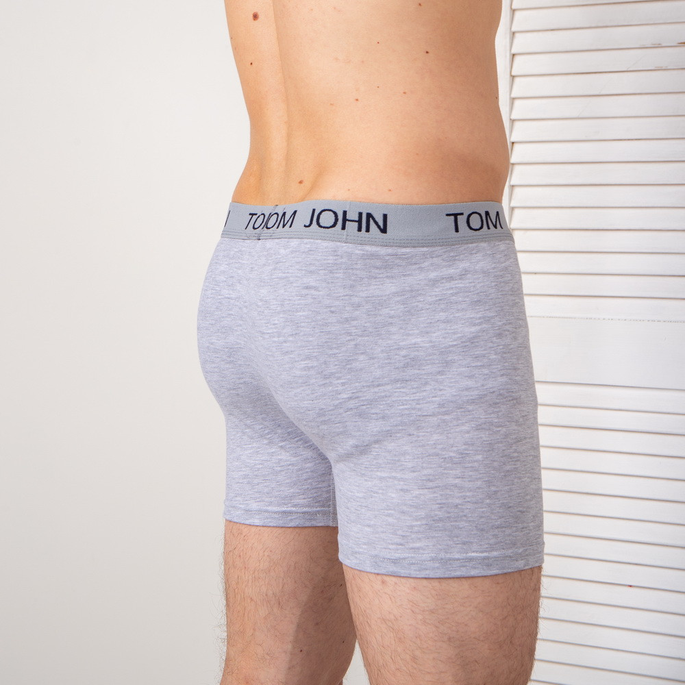 Труси-шорти чоловічі однотонні Меланж — Tom John 2054 XXL Київ - фото 2