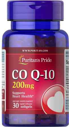 Коензим Q-10 ( кофермент) Puritan's Pride Co Q-10 200 мг 30 гел кап Київ