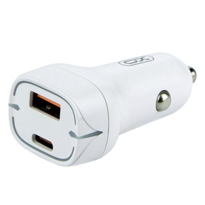 Зарядний пристрій XO 1xUSB QC3.0 + 1xUSB-C PD20W white (CC37-WH) Вінниця - фото 2