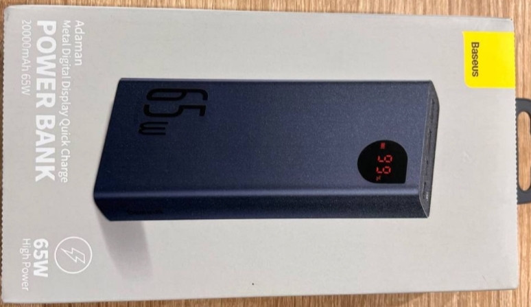 Внешний аккумулятор BASEUS Rowerbank 20000mAh Adaman Metal Digital D. Киев - изображение 1