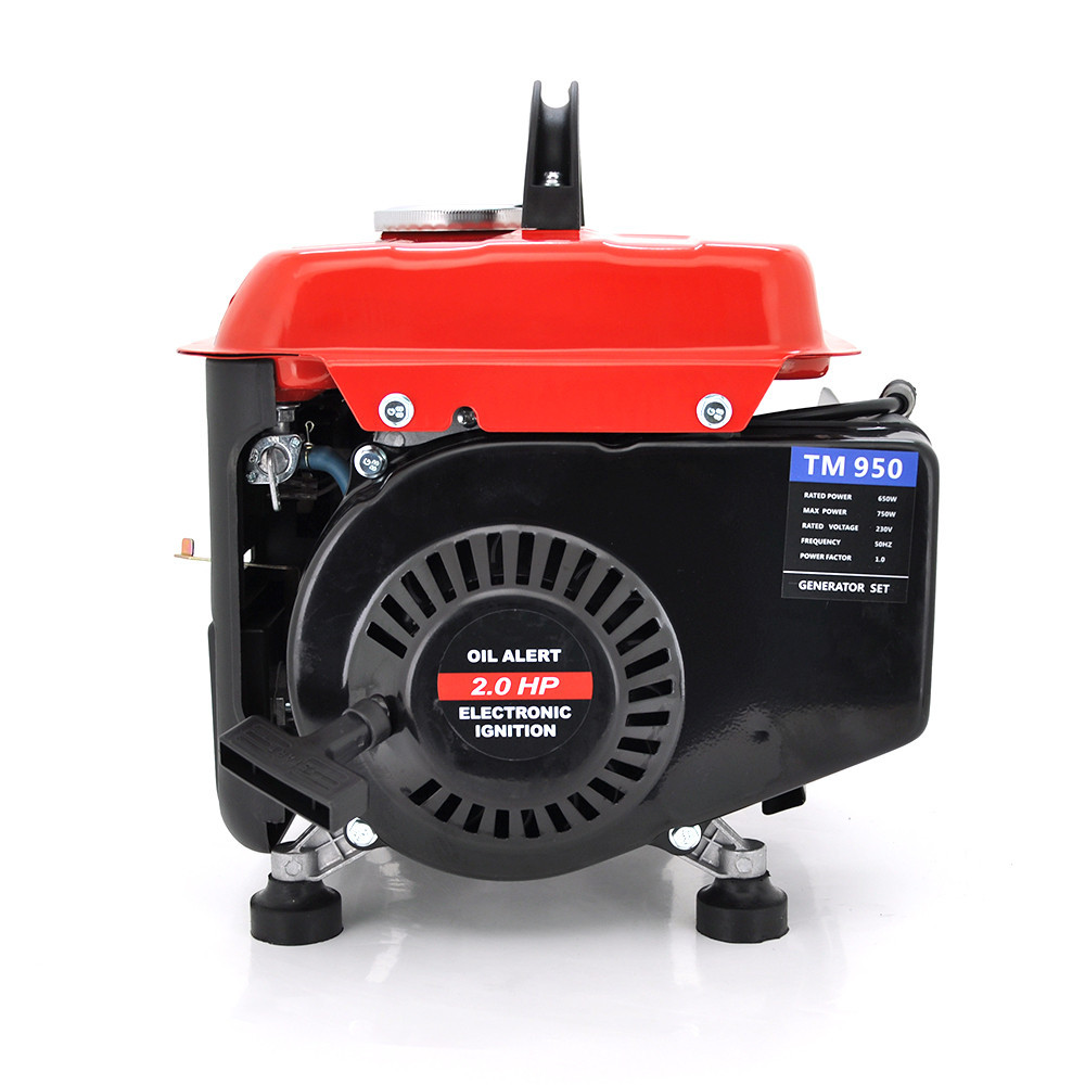 Бензиновий генератор Kuyia TM950, однофазний, 110-240V, 50Hz, 0,6-0,8кВт, об'єм 4,2л Київ - фото 2
