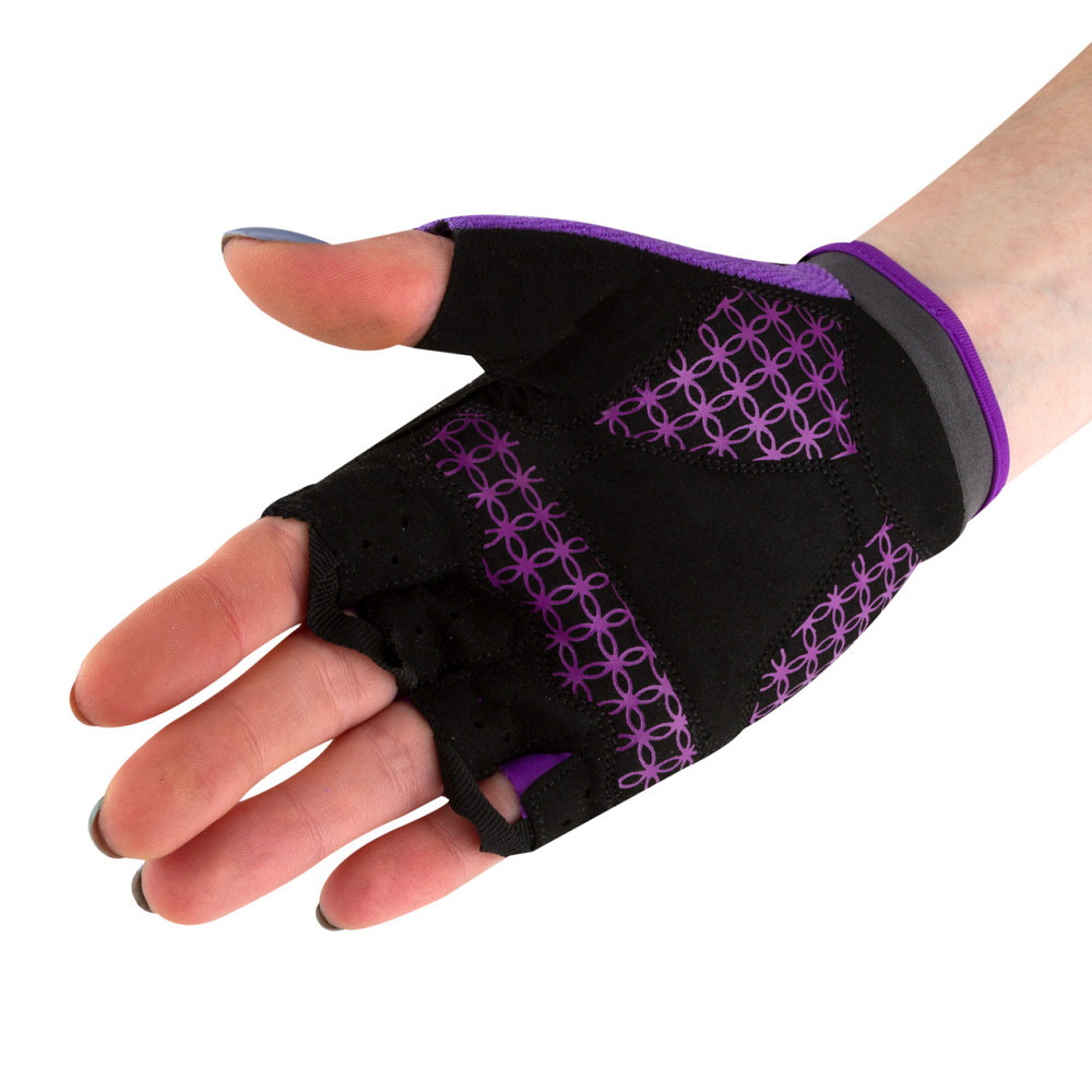 Велорукавички жіночі PowerPlay 5284 Фіолетові XS Луцк - изображение 4