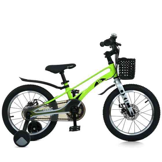Велосипед дитячий OXIC MB 16OXIC NEON GREEN, колеса 16 дюймів Вінниця