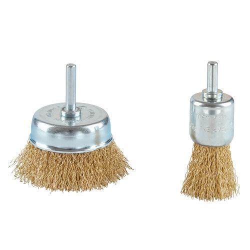 Набір щіток дротяних для дриля, 6шт 1/4" Alloid Одеса - фото 3