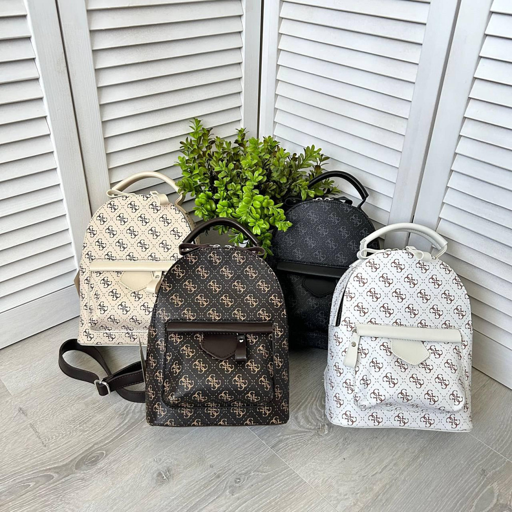 Женский рюкзак классический брендовый. Женский маленький брендовый рюкзак Черный 816 Киев - изображение 8