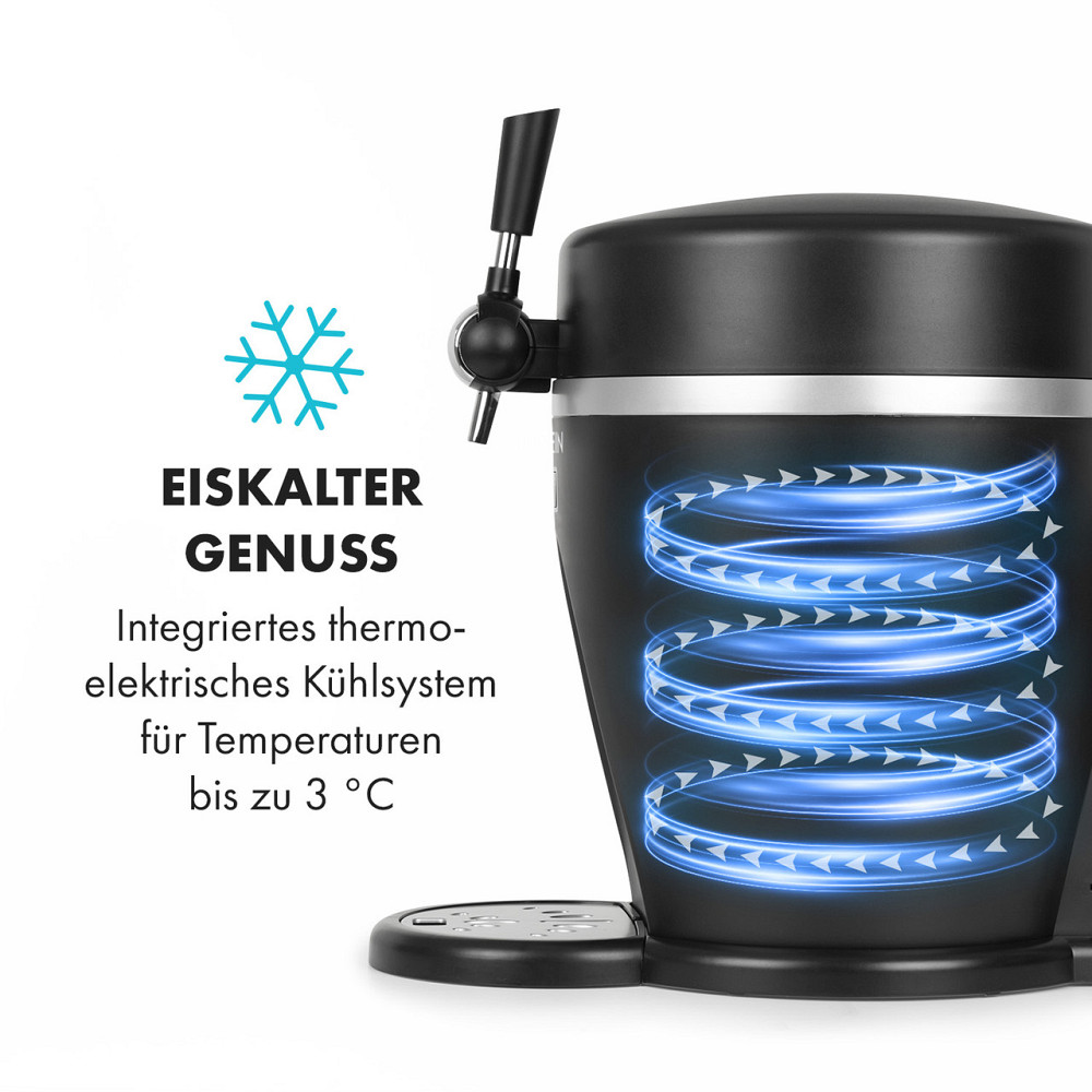 Мобільний диспенсер для пива Tap2Go 2-в-1 з охолоджувачем напою 5 л/13 л чорний (Німеччина, читати опис) Рівне - фото 5