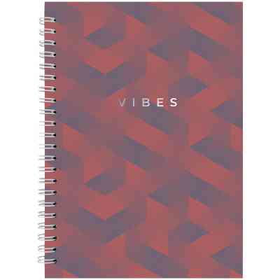 Блокнот Axent на спіралі А5 96 аркушів, клітинка, тверда обкладинка №27 (8032-27-A) Вінниця