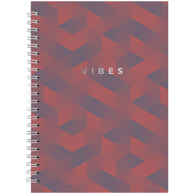 Блокнот Axent на спіралі А5 96 аркушів, клітинка, тверда обкладинка №27 (8032-27-A) Вінниця - фото 1