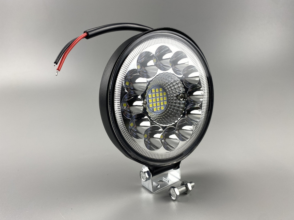 Фара LED кругла 33 led діода 6500K, автомобільне світлодіодне робоче світло Мукачево - фото 8