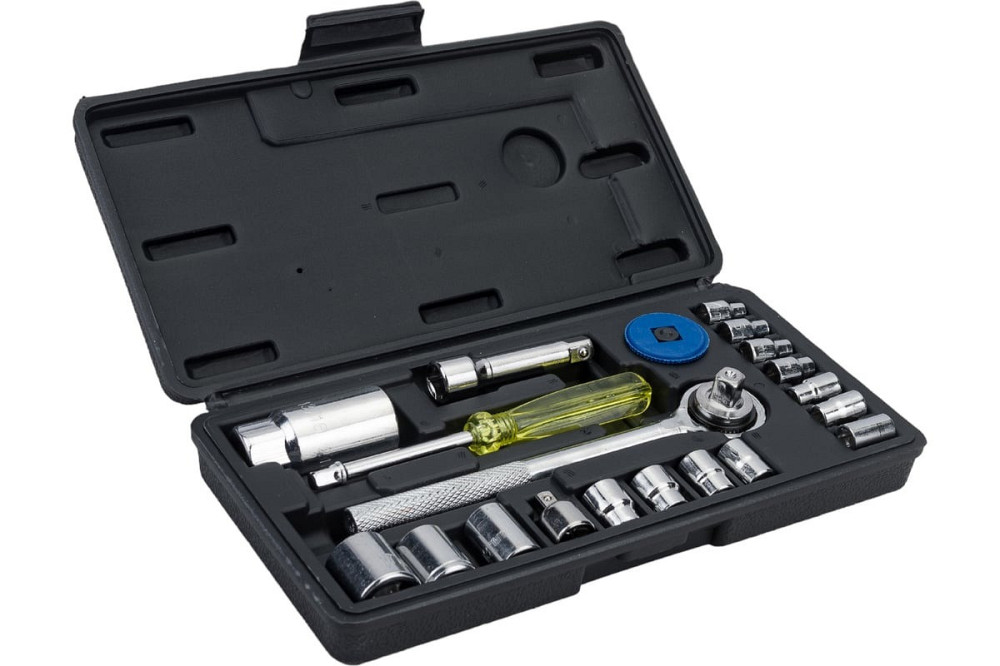 Набір інструментів 21пр. 1/4", 3/8" (6гр.) (4-17мм) Одеса - фото 5