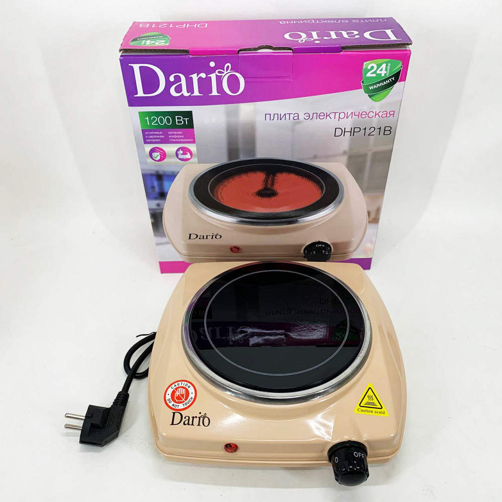 Мощная настольная электроплита DARIO, Дисковая плита для дома, Варочная настольная плита MK-37 Львов - изображение 8