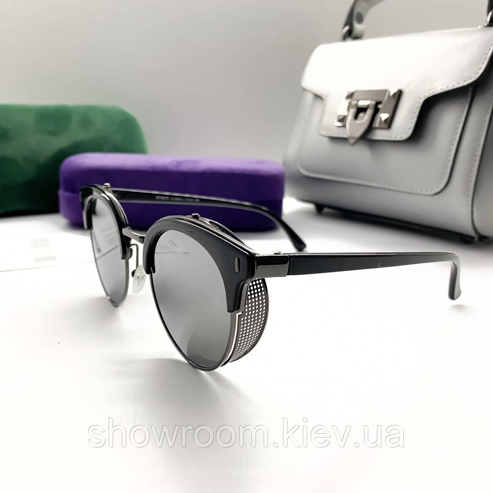 Жіночі сонцезахисні дзеркальні окуляри Polarized (7584) Київ - фото 2