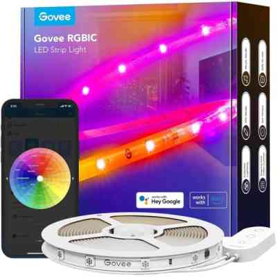 Світлодіодна стрічка Govee H612A S With Protective Coating, 5.0m, RGBICW, WI-FI/Bluetooth, white (H612ACD1) Вінниця